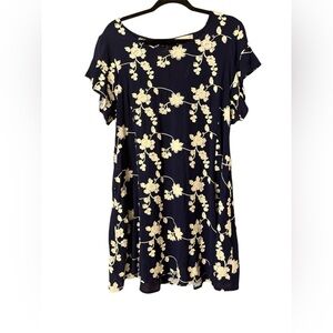 Altar’d State navy embroidered dress